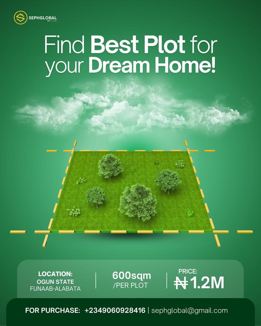 Affordable 600sqm Plots at FUNAAB-Alabata, Ogun State